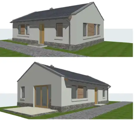 eladó új építésű családi ház, Balatonszemes
