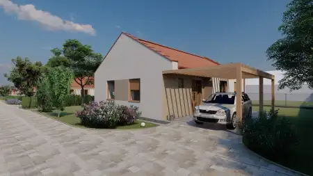 Eladó új építésű családi ház, Csór 3 szoba 90 m² 64.9 M Ft